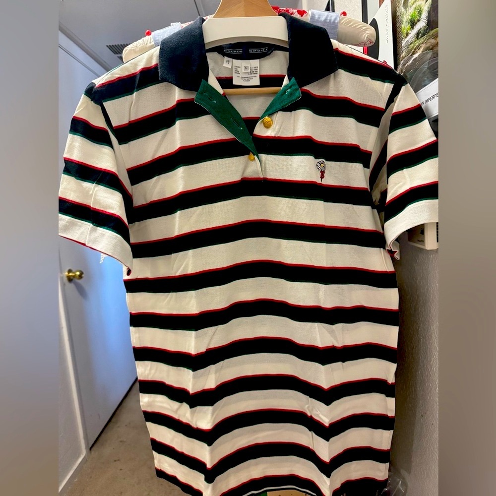 Vintage ESCADA Sport 💯% Authentic Polo Shirt - Pre-loved/EUC like new — Size M